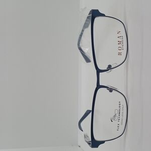 NWT MEN'S ROMAN EYEGLASS FRAMES RM504 NAVY